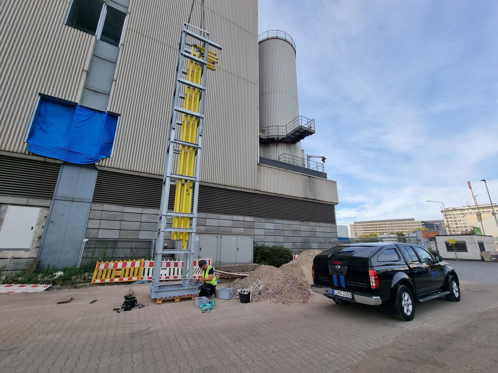 Schwarz Stahl- und Elementebau GmbH, Rohrleitungsturm-Ansicht3