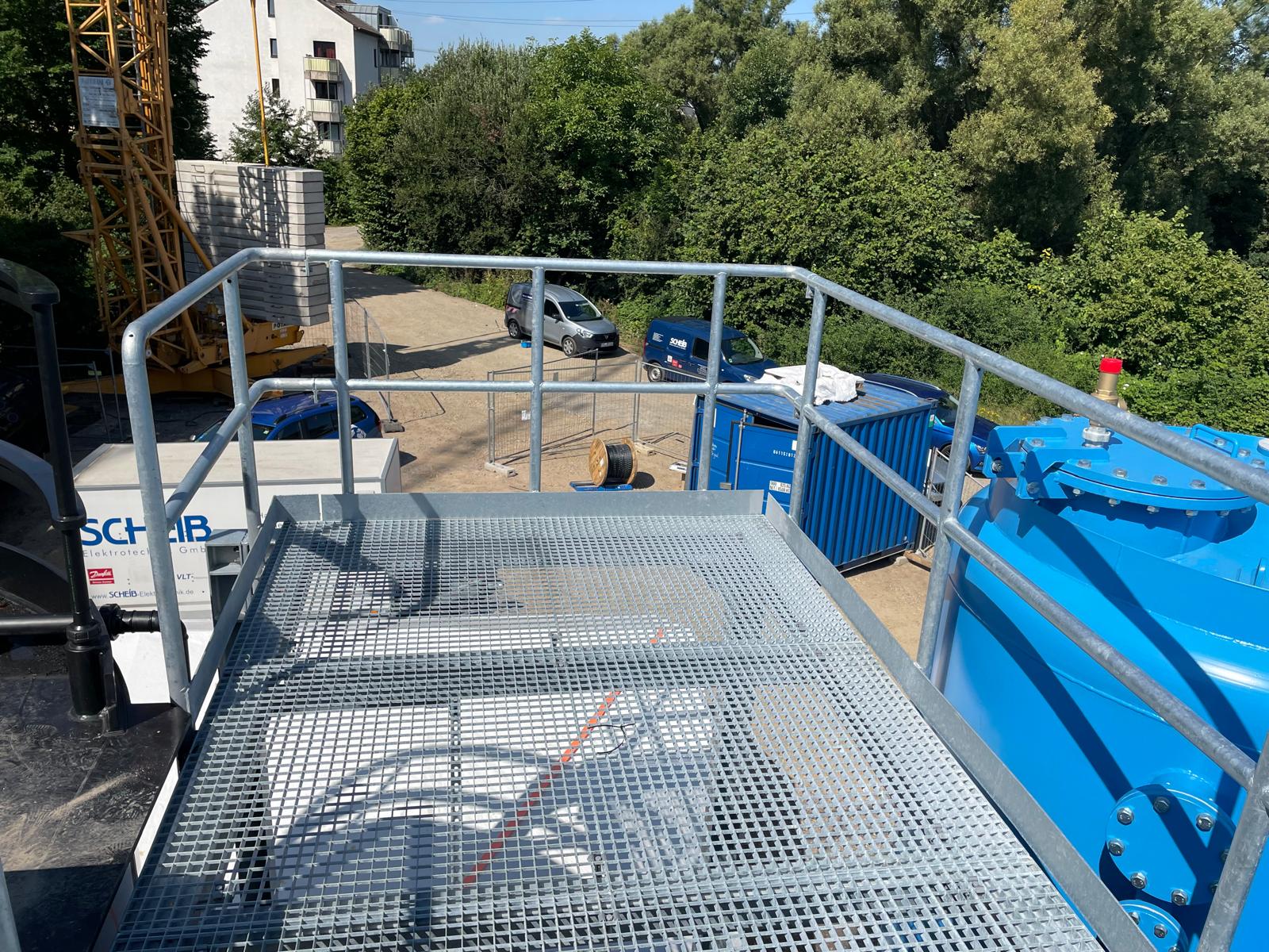 Schwarz Stahl- und Elementebau GmbH, Silolaufsteg-Ansicht4